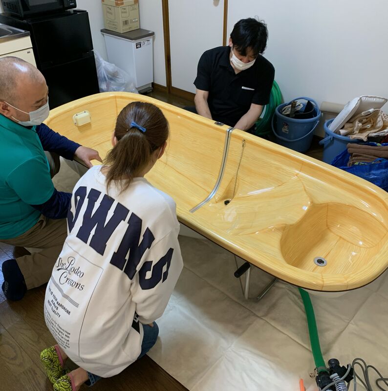 入浴準備８